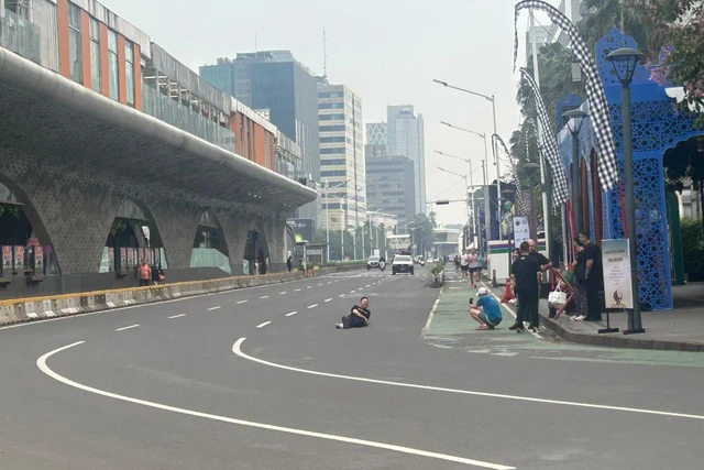 Jakarta Berubah Drastis, Sudirman–Thamrin Kosong Melompong Saat Lebaran