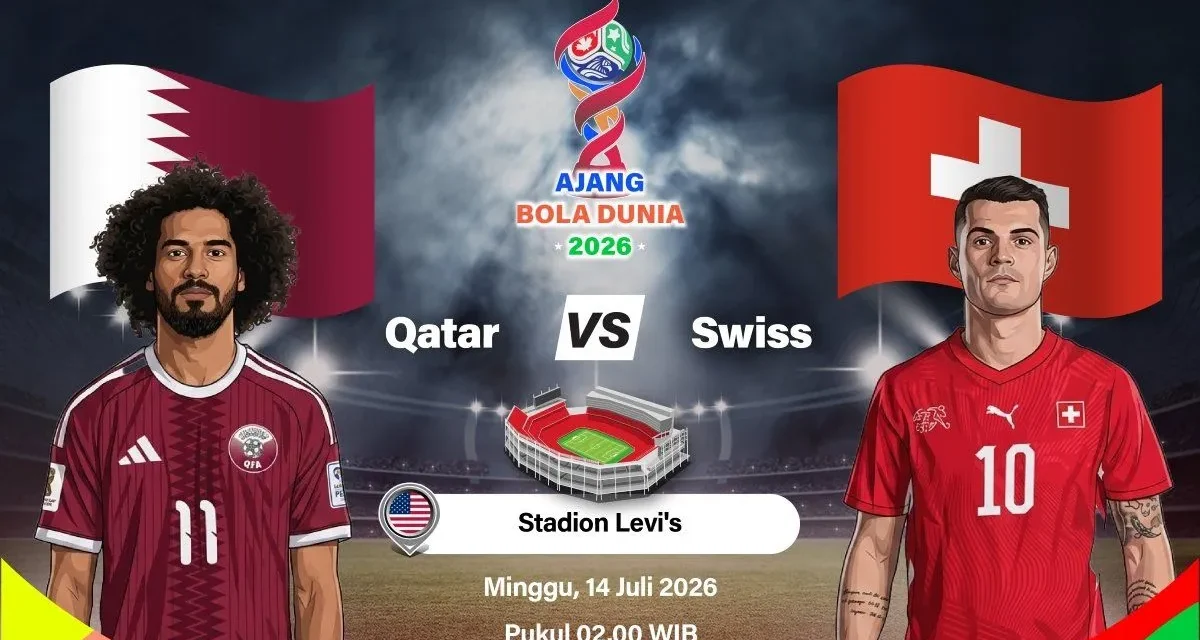 Qatar vs Swiss di Piala Dunia 2026 Penentu Klasemen Grup B