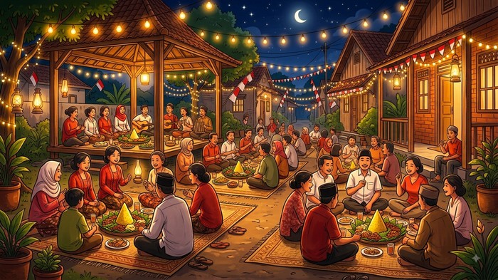 Tradisi tirakatan malam 17 Agustus di lingkungan masyarakat Jawa Timur