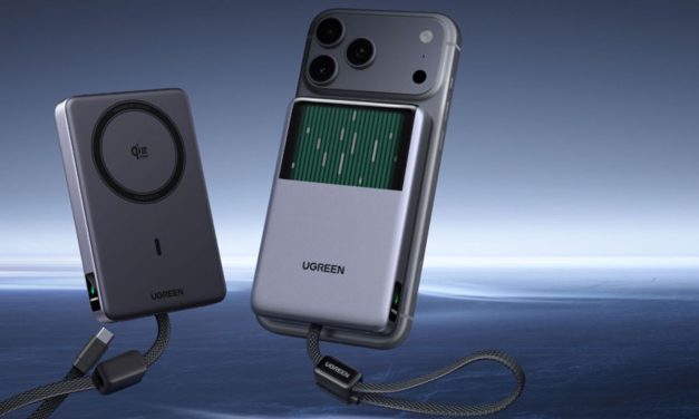 Ugreen MagFlow Pro Meluncur, Powerbank 10.000 mAh dengan Pendingin Cair